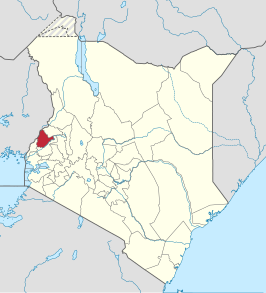 Kaart van Bungoma County