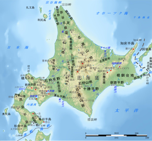 渡島半島周辺