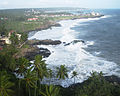 Kovalam Beach - View from lighthouse (other side)