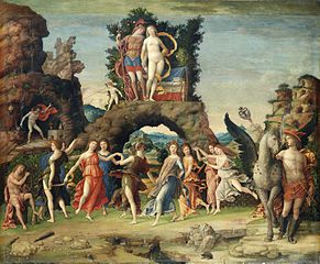 Le Parnasse, (1497). Tempera sur toile.