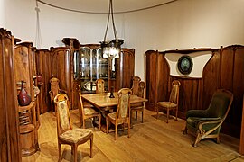 Hector Guimard, salle à manger de la maison Guimard (1909), Paris, Petit Palais.