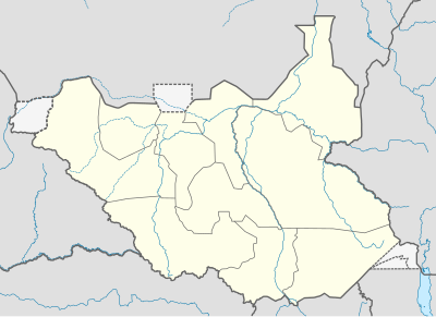 Location map Southern Sudan