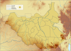 Medikiret River is located in South Sudan