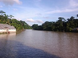 View of river in Karpara