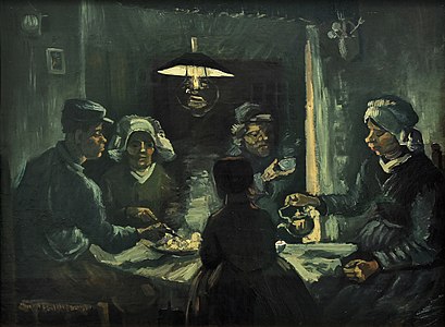 The Potato Eaters, 1885, Kröller-Müller muzeyi, Otterlo