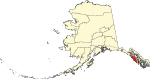 State map highlighting Sitka