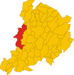 Unione di comuni Valle del Samoggia – Mappa