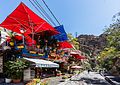 Restaurantes en el barrio de Darband.