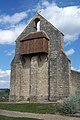 Façade ouest et clocher-mur de l'église (août 2011)