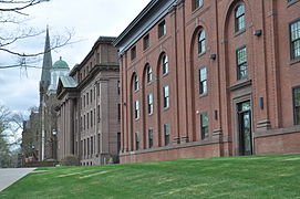 College Row from near its north end