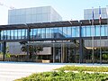 Entrée de l'École normale supérieure Paris-Saclay, composante de l'université Paris-Saclay, en mai 2020.