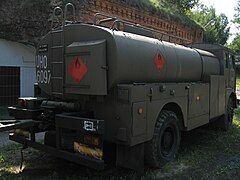 Jelcz fuel tank truck at the Muzeum Polskiej Techniki Wojskowej in Warsaw (3).JPG