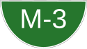 M-3 motorway shield}}