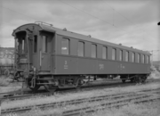 Personenwagen C4 8662 mit Baujahr 1916 vor dem bevorstehendem Um­bau auf Stahlkasten