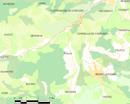 Fuilla Fullà - Localizazion