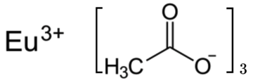 Eu(OAc)3 structure