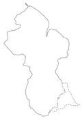 Guyana Outline Map Country Shape White.png