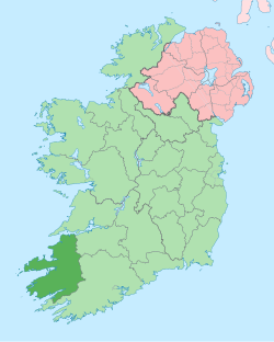 Location in Ireland