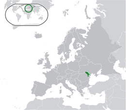 Moldavia - Localizzazione