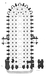 Catedral de Bourges con doble ambulatorio