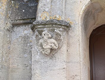 Sculpture: un ange.