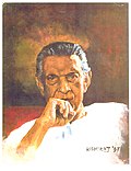 Portrait de Satyajit Ray en 1997.