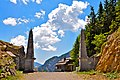 English: Obelisks on the Old Loiblpass Deutsch: Obelisken auf dem Alten Loiblpass