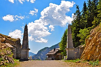 Alter Loiblpass Richtung Slowenien