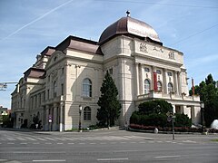 Nordwestansicht der Oper Graz