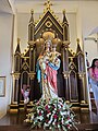 The statue of Our Lady of the Atonement, the titular patroness of the cathedral. It was episcopally crowned on March 25, 2023