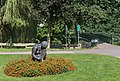 Vreden, sculpture près de passerelle sur den Berkel