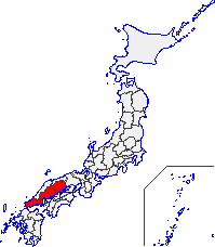 山陽地方の位置