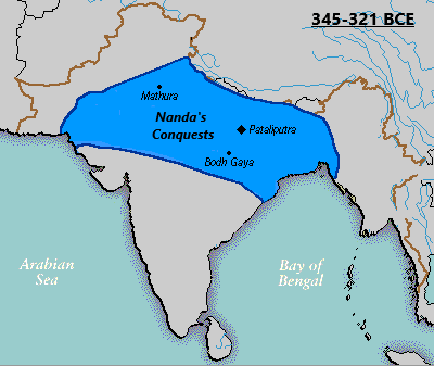 नंद साम्राज्य अपने चरम पर