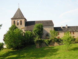 The church in Marcillac-la-Croze