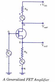 場效應管放大器示意圖