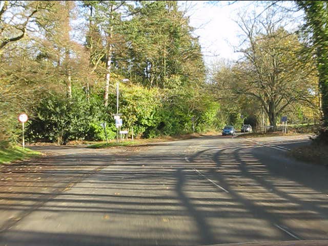 File:Crossroads on Brookhouse Road - geograph.org.uk - 2710192.jpg