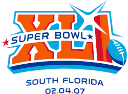 Logo des Super Bowl XLI