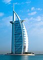 Image 7Burj Al Arab stands on an artificial island from Jumeirah Beach and is connected to the mainland by a private curving bridge (from Hotel)