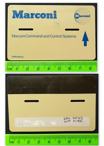 File:Example of Magnetic stripe card used for vending with slots cut in it.jpg