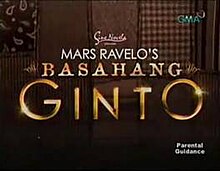 An image of a living room. The series title is displayed on the center of the image. The logo of GMA Network is displayed on the upper right side of the image. The text "parental guidance" is displayed the lower right side of the image.