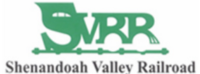 Shenandoah Valley Railroad logo showing the letters SVRR in the shape of a train