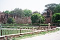 The East-West arm of the Madrasa overlooking the refurbished lake