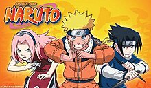 De maldekstro al dekstro: Sakura, Naruto, Saske.