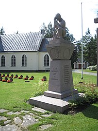 Vapaussodan muistomerkki, 1921, Karttula, Kuopio.