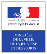 Logo du ministère de la Ville, de la Jeunesse et des Sports en 2014-2017.