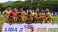 Starting line-up skuad QDR FC sebelum menghadapi Persigowa Gowa