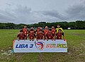 Starting line-up skuad Perssin Sinjai sebelum menghadapi PS Bangau Putra