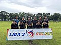 Starting line-up skuad Persibone Bone sebelum menghadapi Persim Maros