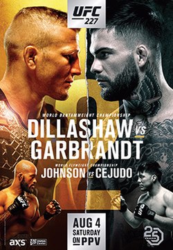 Постер UFC 227: Диллашоу - Гарбрэндт 2