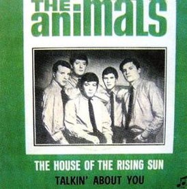 Обложка сингла The Animals «The House of the Rising Sun» ()